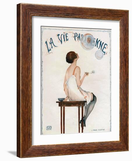 La Vie Parisienne, Magazine Cover, France, 1927-null-Framed Giclee Print