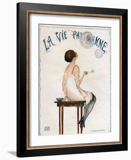 La Vie Parisienne, Magazine Cover, France, 1927-null-Framed Giclee Print