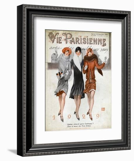 La Vie Parisienne, Magazine Cover, France, 1928--Framed Giclee Print