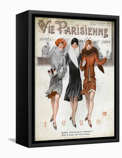 La Vie Parisienne, Magazine Cover, France, 1928-null-Framed Premier Image Canvas