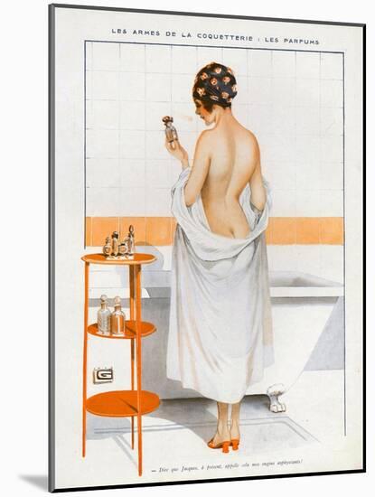 La Vie Parisienne, Magazine Plate, France, 1916-null-Mounted Giclee Print