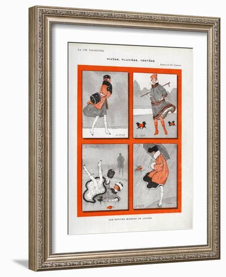 La Vie Parisienne, Magazine Plate, France, 1916-null-Framed Giclee Print