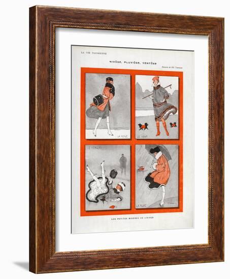 La Vie Parisienne, Magazine Plate, France, 1916-null-Framed Giclee Print