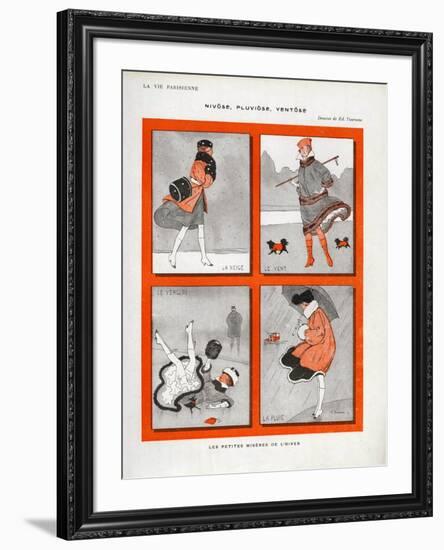 La Vie Parisienne, Magazine Plate, France, 1916-null-Framed Giclee Print