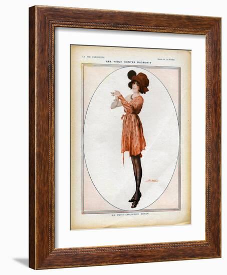 La Vie Parisienne, Magazine Plate, France, 1918-null-Framed Giclee Print