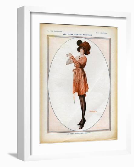 La Vie Parisienne, Magazine Plate, France, 1918-null-Framed Giclee Print