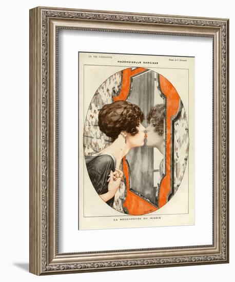 La Vie Parisienne, Magazine Plate, France, 1919-null-Framed Giclee Print