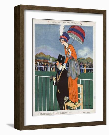 La Vie Parisienne, Magazine Plate, France, 1920-null-Framed Giclee Print