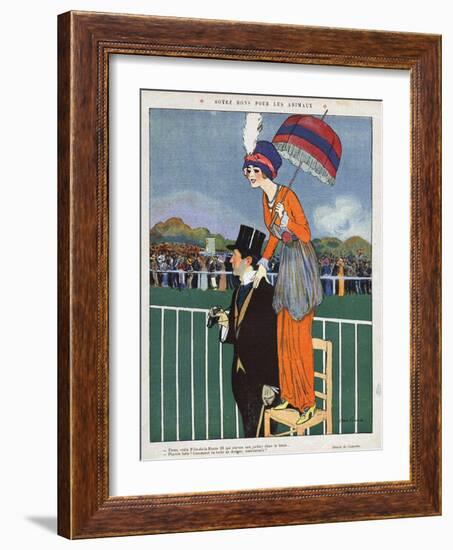 La Vie Parisienne, Magazine Plate, France, 1920-null-Framed Giclee Print