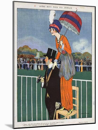 La Vie Parisienne, Magazine Plate, France, 1920-null-Mounted Giclee Print