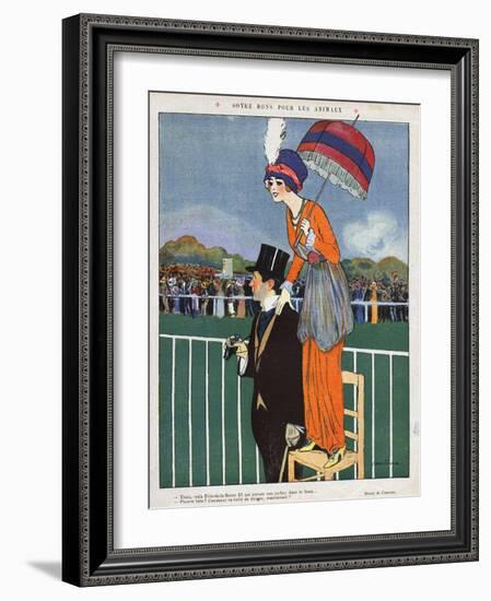 La Vie Parisienne, Magazine Plate, France, 1920-null-Framed Giclee Print