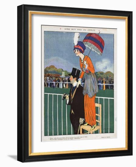 La Vie Parisienne, Magazine Plate, France, 1920-null-Framed Giclee Print