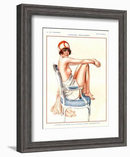 La Vie Parisienne, Magazine Plate, France, 1920-null-Framed Giclee Print