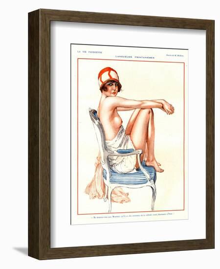 La Vie Parisienne, Magazine Plate, France, 1920-null-Framed Giclee Print