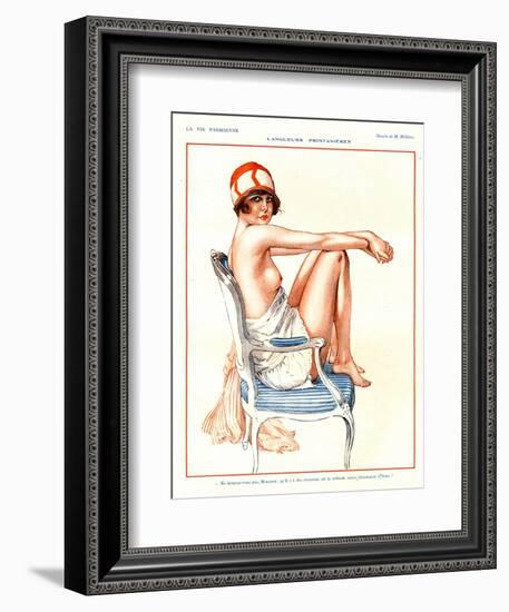 La Vie Parisienne, Magazine Plate, France, 1920-null-Framed Giclee Print