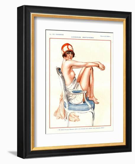 La Vie Parisienne, Magazine Plate, France, 1920-null-Framed Giclee Print