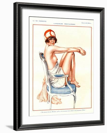 La Vie Parisienne, Magazine Plate, France, 1920-null-Framed Giclee Print