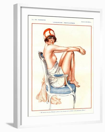 La Vie Parisienne, Magazine Plate, France, 1920-null-Framed Giclee Print