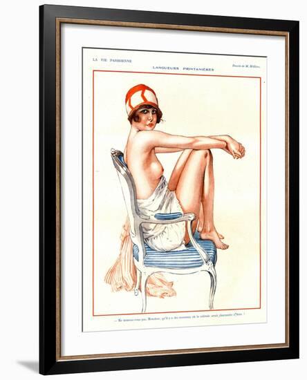 La Vie Parisienne, Magazine Plate, France, 1920-null-Framed Giclee Print