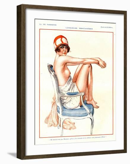 La Vie Parisienne, Magazine Plate, France, 1920-null-Framed Giclee Print