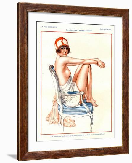 La Vie Parisienne, Magazine Plate, France, 1920-null-Framed Giclee Print