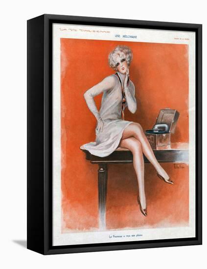 La Vie Parisienne, Magazine Plate, France, 1920-null-Framed Premier Image Canvas