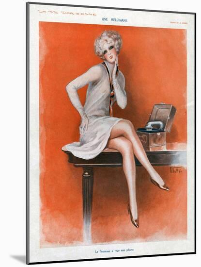 La Vie Parisienne, Magazine Plate, France, 1920-null-Mounted Giclee Print