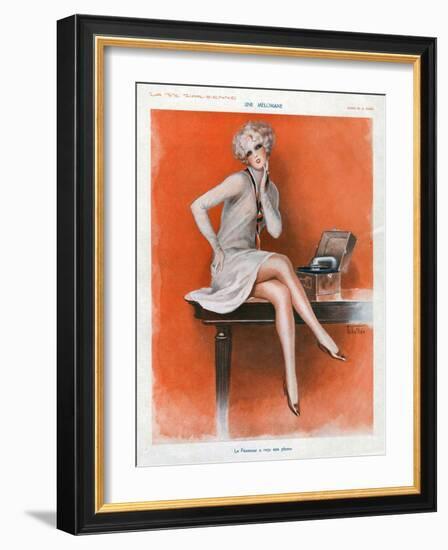 La Vie Parisienne, Magazine Plate, France, 1920-null-Framed Giclee Print