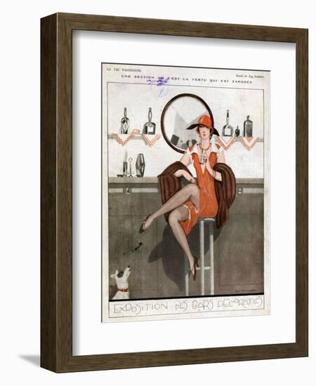 La Vie Parisienne, Magazine Plate, France, 1920-null-Framed Giclee Print