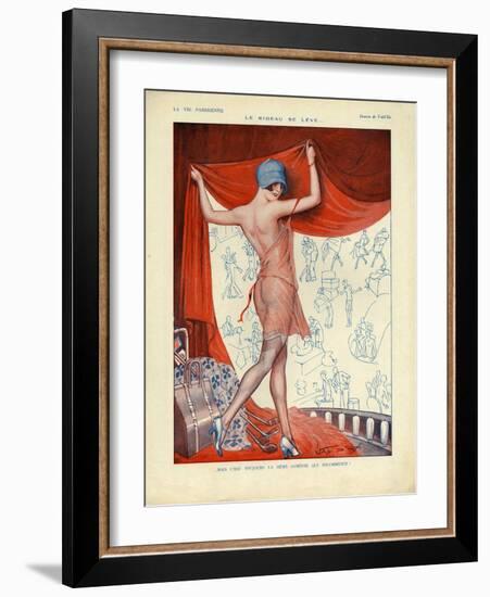 La Vie Parisienne, Magazine Plate, France, 1927-null-Framed Giclee Print