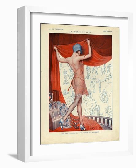 La Vie Parisienne, Magazine Plate, France, 1927-null-Framed Giclee Print