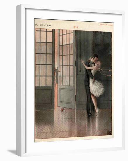 La Vie Parisienne, Magazine Plate, France, 1929-null-Framed Giclee Print