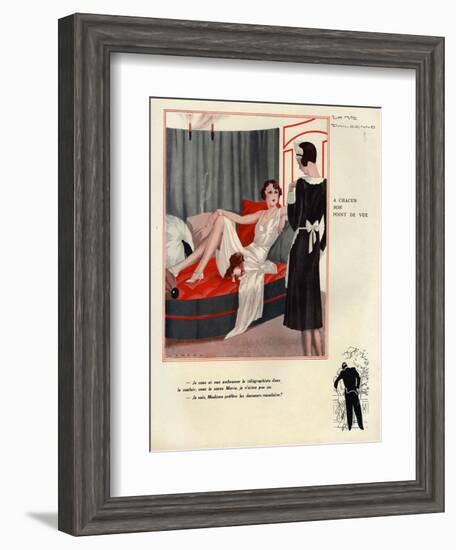 La Vie Parisienne, Magazine Plate, France, 1931-null-Framed Giclee Print