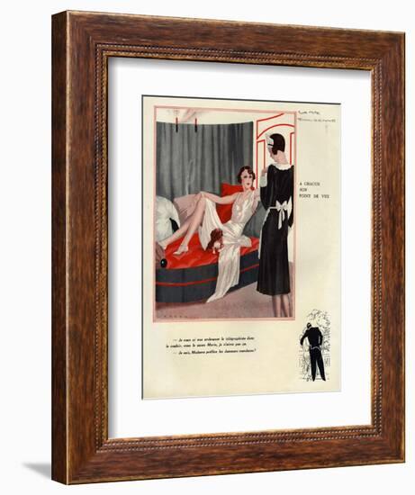 La Vie Parisienne, Magazine Plate, France, 1931-null-Framed Giclee Print