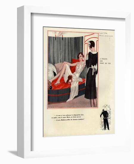 La Vie Parisienne, Magazine Plate, France, 1931-null-Framed Giclee Print