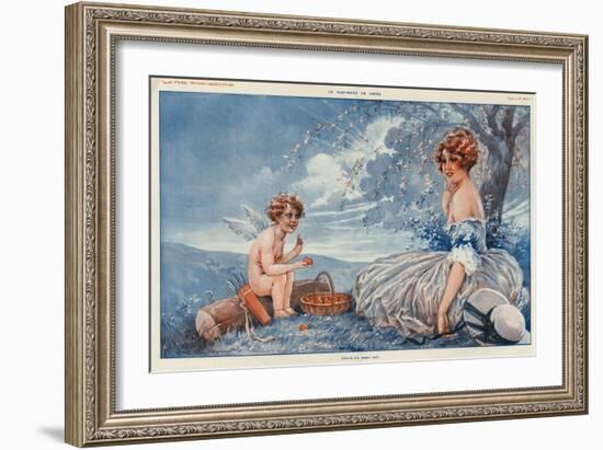 La Vie Parisienne, Maurice Milliere, 1916, France-null-Framed Giclee Print