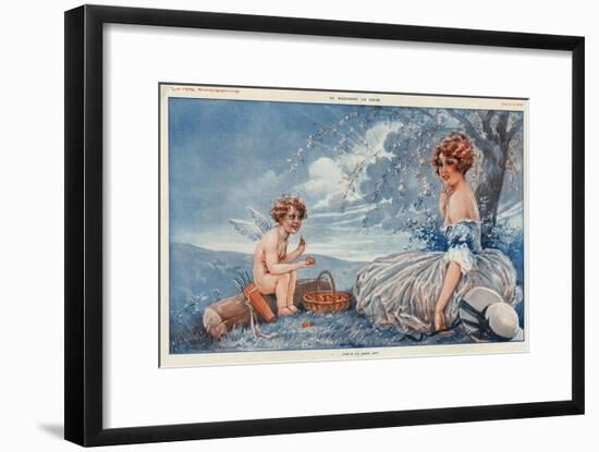 La Vie Parisienne, Maurice Milliere, 1916, France-null-Framed Giclee Print