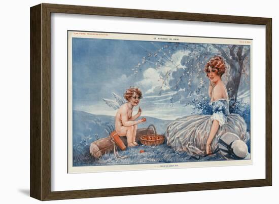 La Vie Parisienne, Maurice Milliere, 1916, France-null-Framed Giclee Print