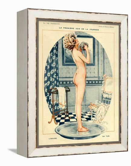 La Vie Parisienne, Maurice Milliere, 1918, France-null-Framed Premier Image Canvas