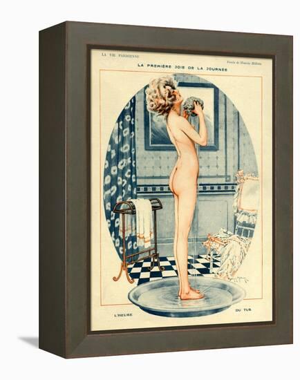 La Vie Parisienne, Maurice Milliere, 1918, France-null-Framed Premier Image Canvas