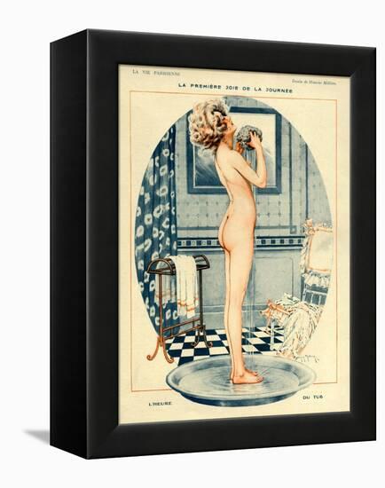 La Vie Parisienne, Maurice Milliere, 1918, France-null-Framed Premier Image Canvas