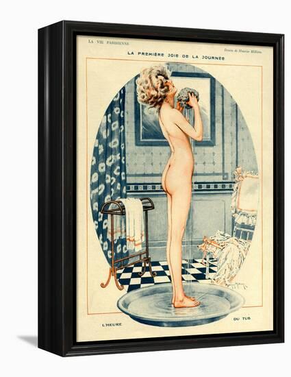 La Vie Parisienne, Maurice Milliere, 1918, France-null-Framed Premier Image Canvas