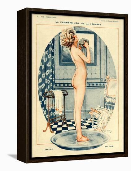 La Vie Parisienne, Maurice Milliere, 1918, France-null-Framed Premier Image Canvas