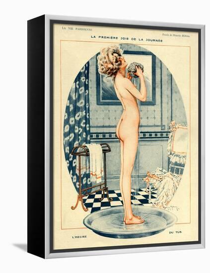 La Vie Parisienne, Maurice Milliere, 1918, France-null-Framed Premier Image Canvas