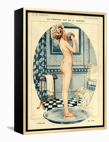 La Vie Parisienne, Maurice Milliere, 1918, France-null-Framed Premier Image Canvas