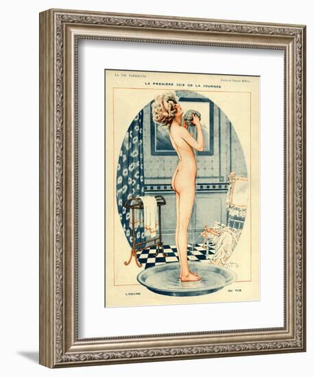 La Vie Parisienne, Maurice Milliere, 1918, France-null-Framed Giclee Print