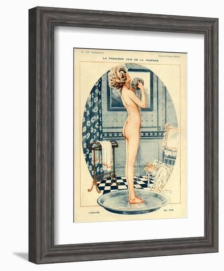 La Vie Parisienne, Maurice Milliere, 1918, France-null-Framed Giclee Print