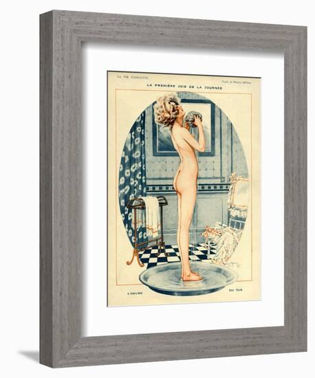 La Vie Parisienne, Maurice Milliere, 1918, France-null-Framed Giclee Print