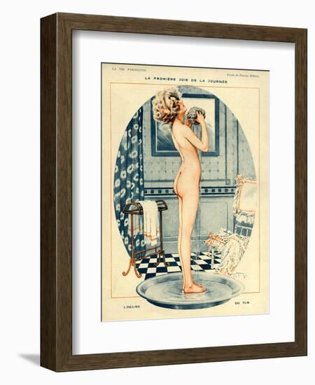 La Vie Parisienne, Maurice Milliere, 1918, France-null-Framed Giclee Print