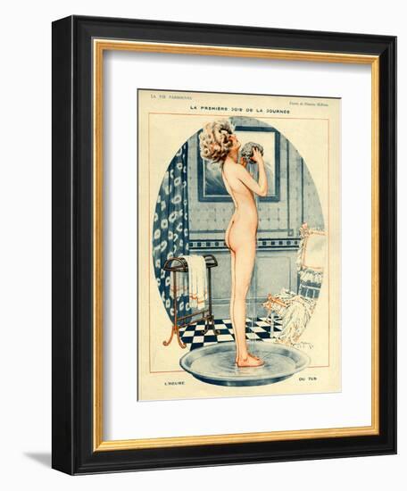 La Vie Parisienne, Maurice Milliere, 1918, France-null-Framed Giclee Print